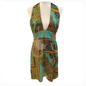 Bebe green dress. Medium